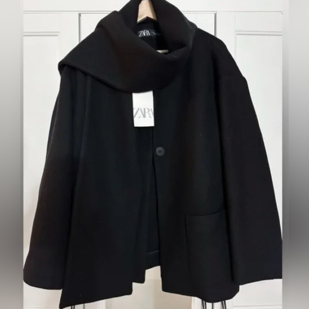 Zara scarf coat